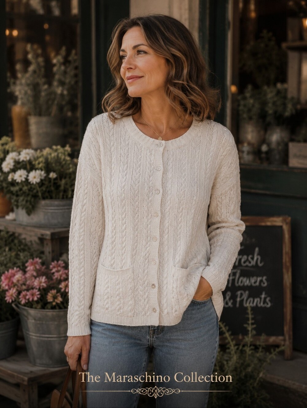 Anthony Richards Vintage Cable Knit Cardigan | 1X